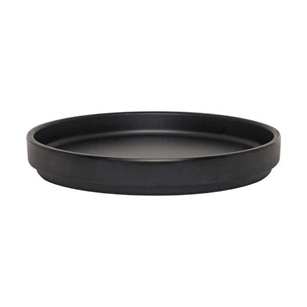 Steelite Cali Black Stack Plate 159mm Dia 22mm H (Box 6)(Direct)