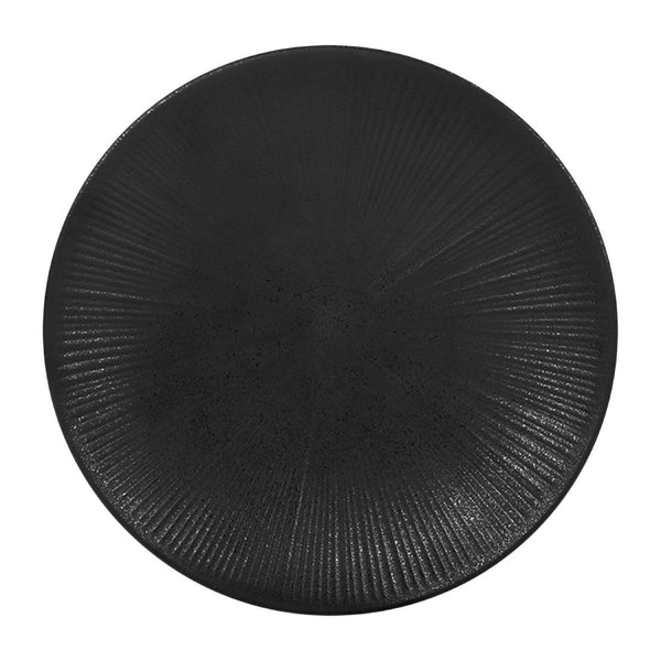 Steelite Hermosa schwarze runde Platten 260 mm (6 Stück)