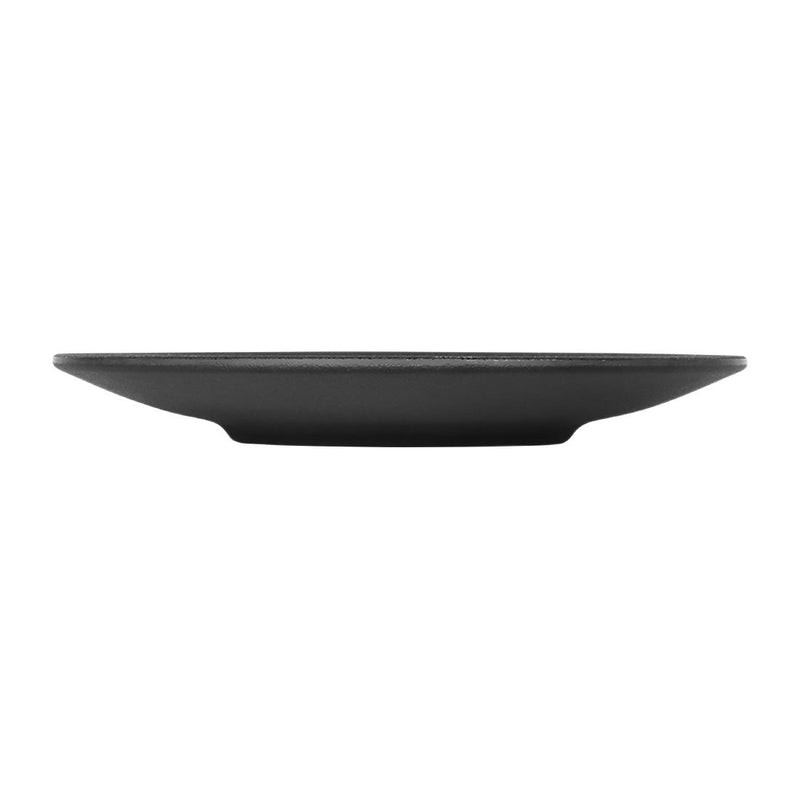 Steelite Hermosa Black Round Plates 260mm (Pack of 6)