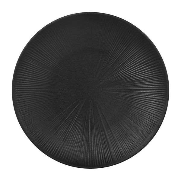 Steelite Hermosa Schwarze runde Platten 330 mm (6er-Pack)