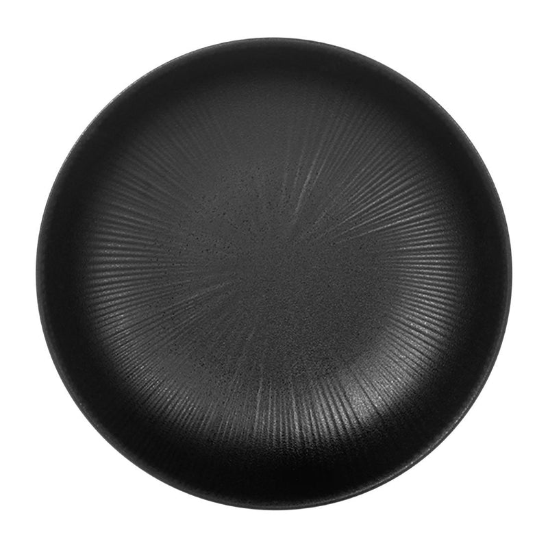 Steelite Hermosa Black Round Coupe Bowls 224mm (Pack of 6)