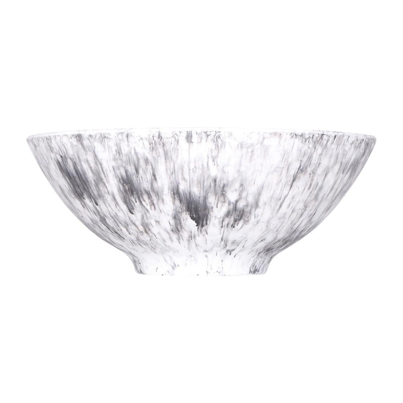 Steelite Hermosa Black Marble Round Bowls 241mm (Pack of 6)