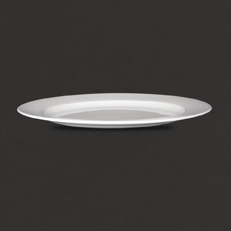 Steelite Willow Oval Plate. length 330mm. (Pack of 12)