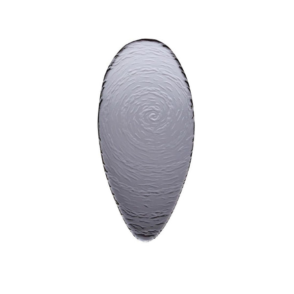 Steelite Scape Rauchglas-Ovalplatten 300 mm (6er-Pack)