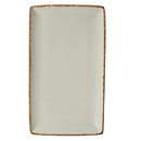 Steelite Brown Dapple Rechteckige drei Teller (6er-Pack)