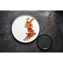 Rene Ozorio Wabi Sabi Runde Tabletts, Schiefer, 152 mm, 12 Stück