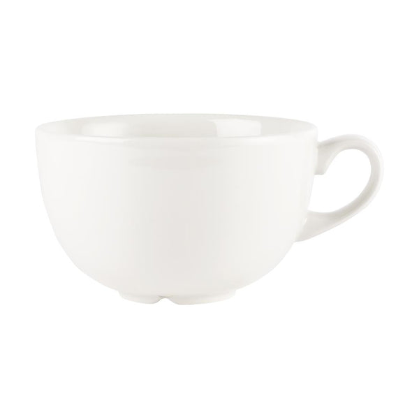 Churchill Plain Whiteware Cappuccino-Tassen, 440 ml, 6 Stück