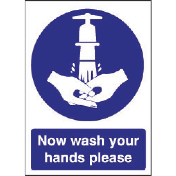 Vogue Now Wash Your Hands Sign