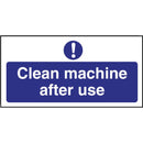 Vogue Clean machine after use Sign