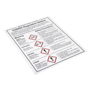 Vogue COSHH Regulations Sign