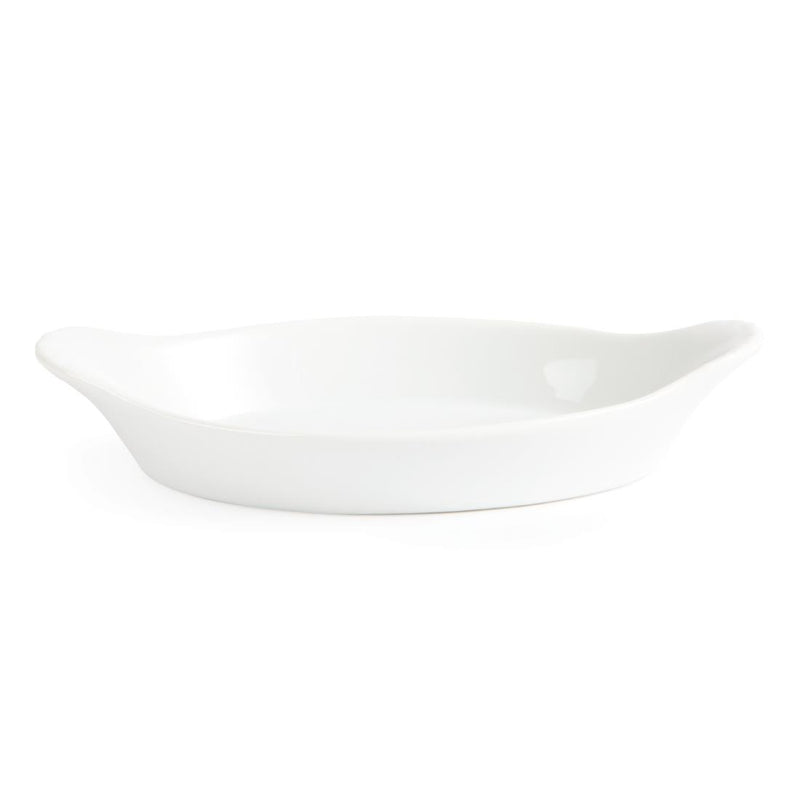 Olympia Whiteware Oval Eared Dishes 289mm (Pack of 6)