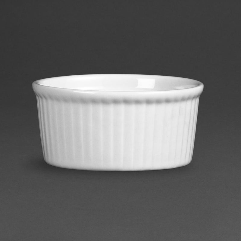 Olympia Whiteware Ramekins 80mm (Pack of 12)