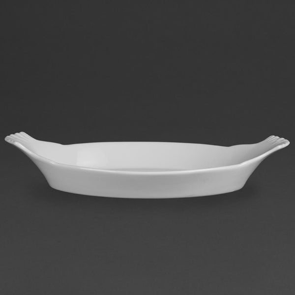 Olympia Whiteware Oval Eared Dishes 360x 199mm (Pack of 6)