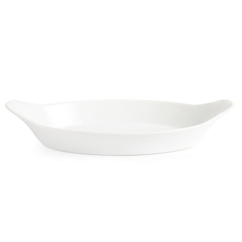 Olympia Whiteware Oval Eared Dishes 360x 199mm (Pack of 6)