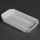 Olympia Whiteware Hors d'Oeuvre-Gerichte, länglich, 235 x 122 mm, 6 Stück