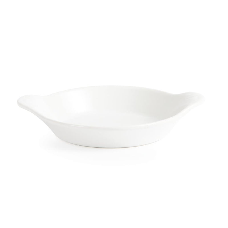 Olympia Whiteware Round Eared Dishes 170 x 140mm (Pack of 6)