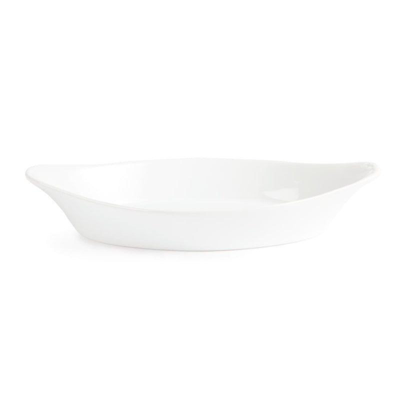 Olympia Whiteware Oval Eared Dishes 262mm (Pack of 6)