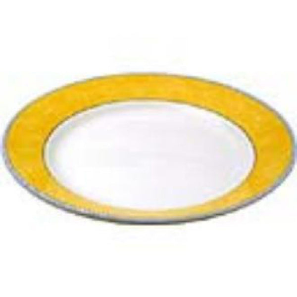 Churchill New Horizons Marble Border Mediterranean Dishes Yellow 252mm