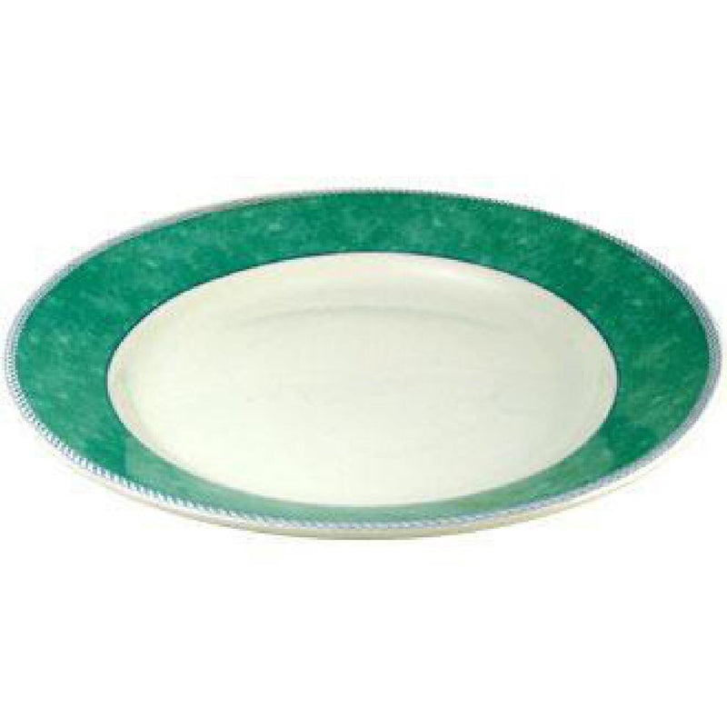 Churchill New Horizons Marble Border Mediterranean Dishes Green 252mm