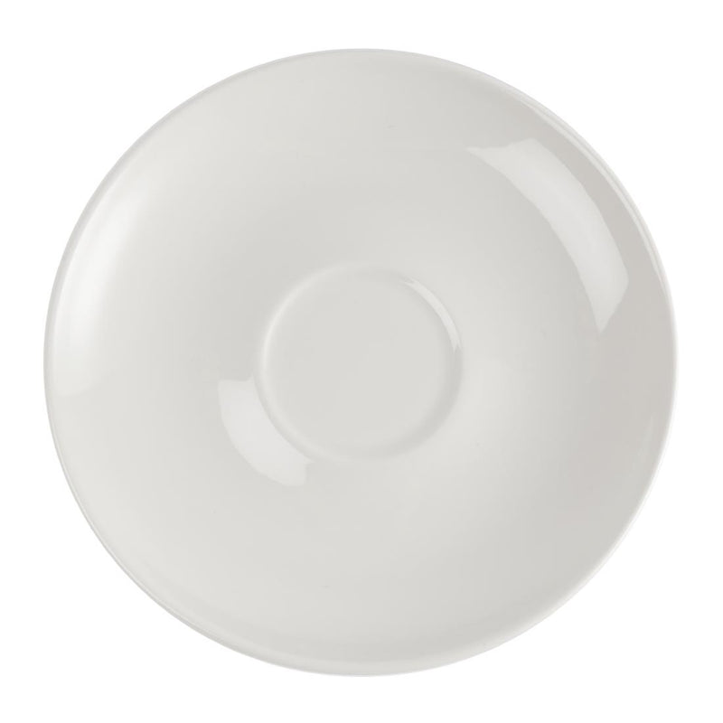 Churchill Plain Whiteware Large Saucers 165mm (Pack of 24)