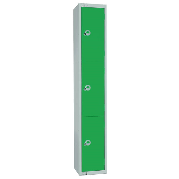 Elektronischer Elite-Kombinationsschrank mit drei Türen, grün