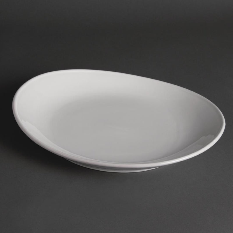 Olympia Whiteware Steak Plates 300mm (Pack of 6)