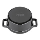 Vogue Cast Iron Round Mini Pot Black
