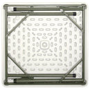 Bolero HDPE Quadratischer Klapptisch 3ft Weiß (Einzel)