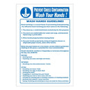 Vogue Prevent Cross Contamination Wash Hands Sign